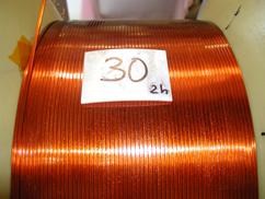 After 30 layers of winding, i.e. 1531 turns ! <br/>CEA